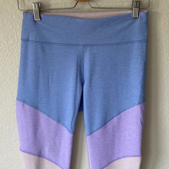 Outdoor Voices Springs 7/8 Leggings Pastel Colored Blocking Pattern Size Medium - Picture 2 of 10
